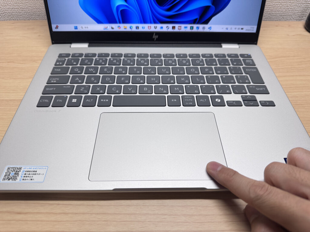 Bedienung des Touchpads