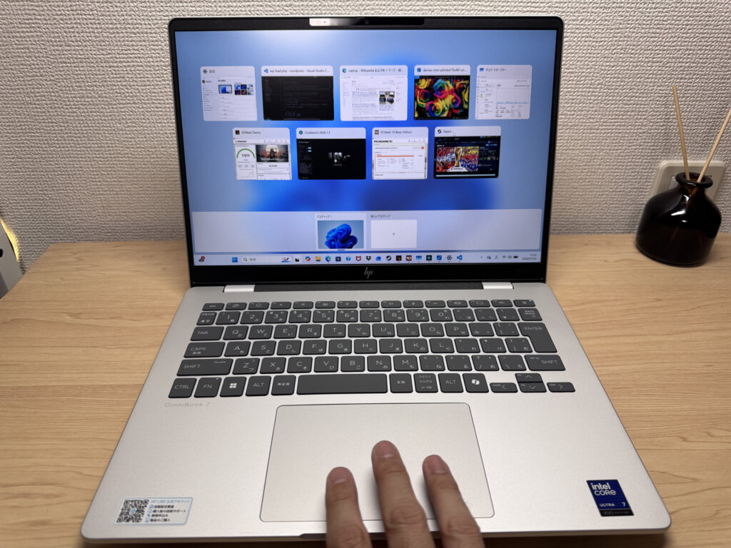 Ausführen von Touchpad-Gesten