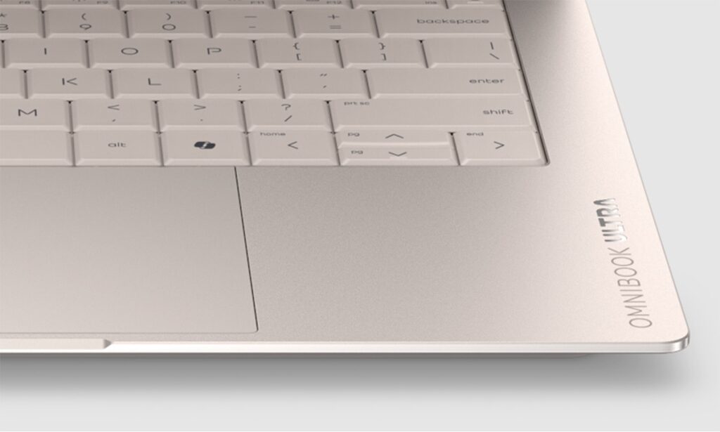 Spacious keyboard deck with refined chassis