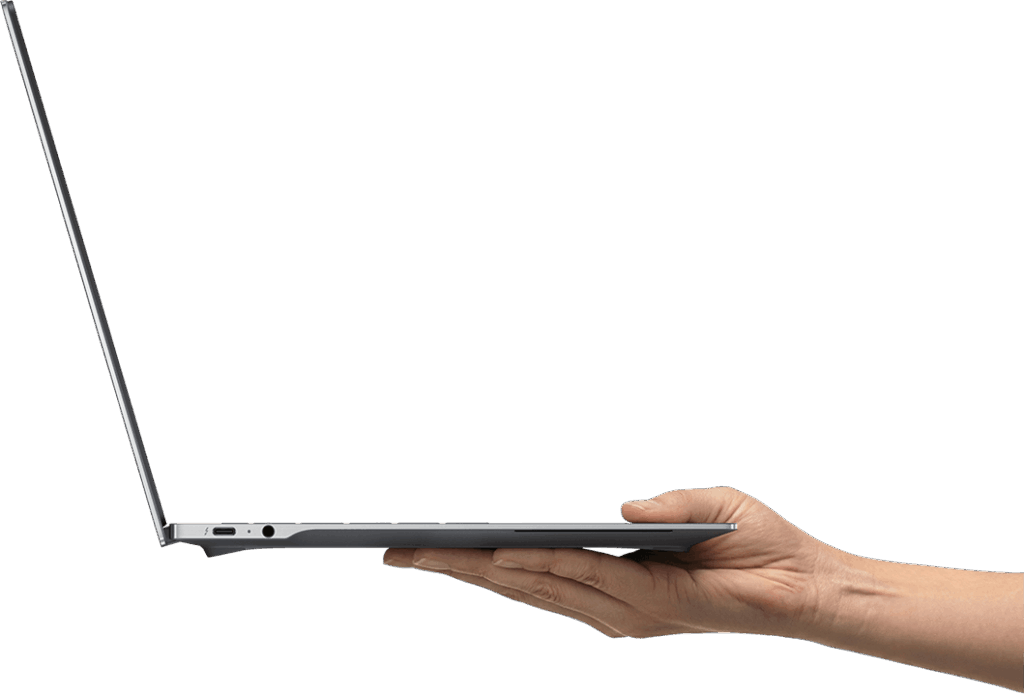 Slim and light — easy to carry one-handed