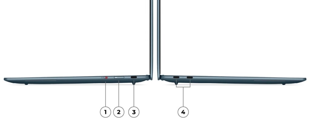 USB-C×3のポート構成、ハブがあれば安心