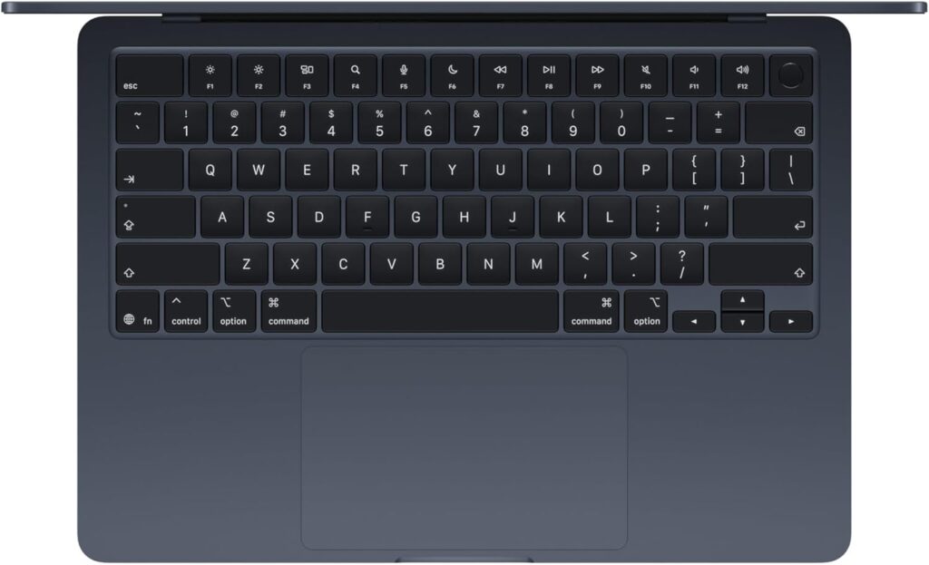Power button with integrated Touch ID