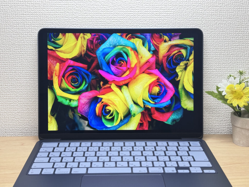 Liquid Retina display with vibrant colors and 500 nits brightness