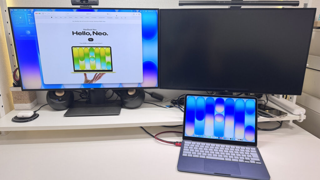 Confirmed: only the rear USB-C port supports external display output