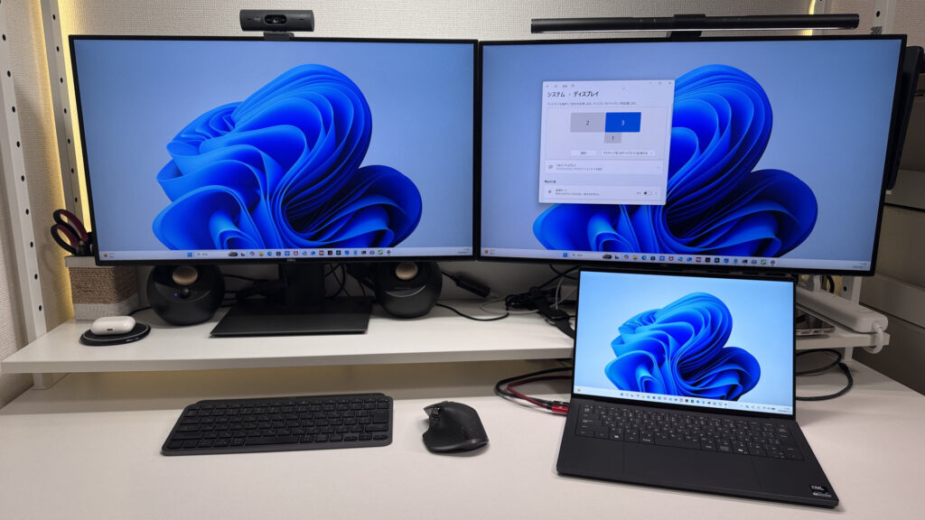 USB-C2基で4Kモニター2枚出力