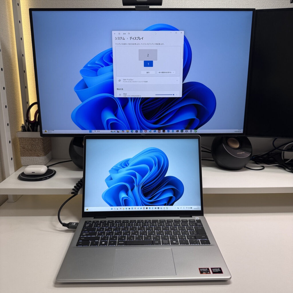 Sortie vers un moniteur externe en HDMI