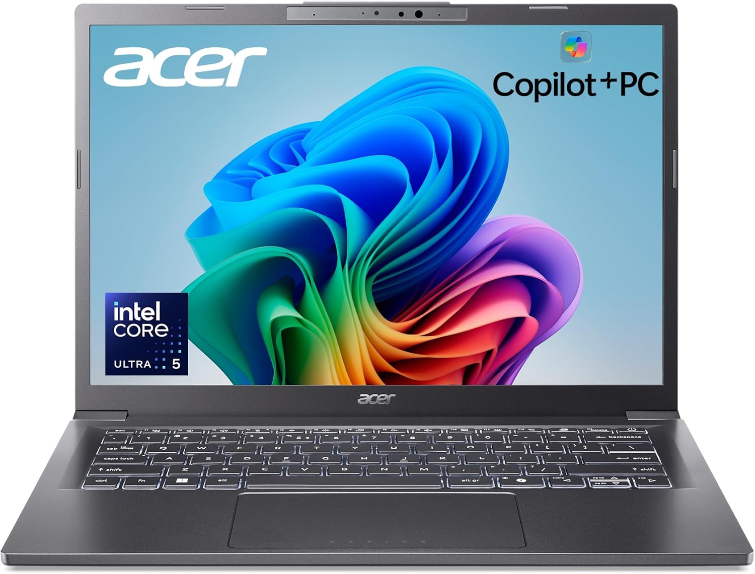 Der 14 Zoll große Aspire 14 AI (A14-52M) mit rund 1,41 kg
