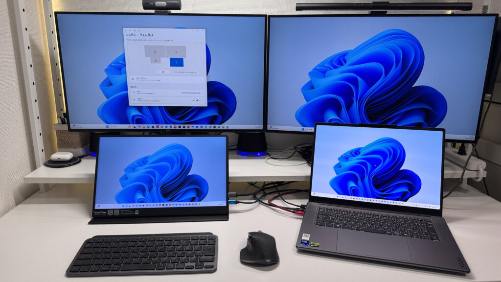 Con le sole porte USB-C, l'uscita su due schermi non è un problema