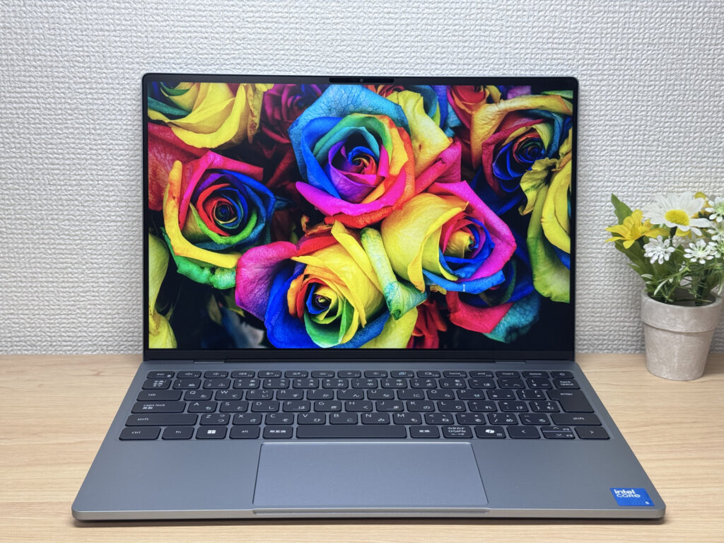 Pantalla mostrando rosas de colores