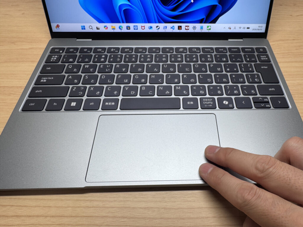 Usando el touchpad