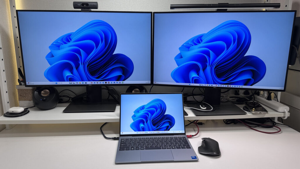 Salida simultánea a dos pantallas por USB-C