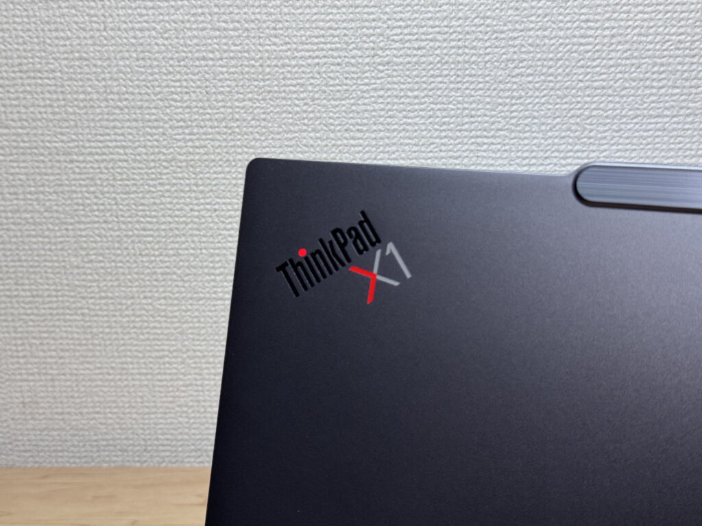 ThinkPad X1 logo on the lid