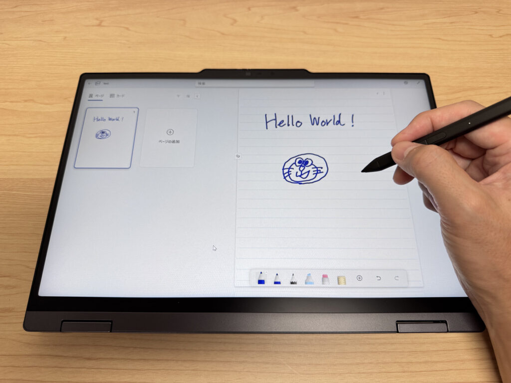 Handwriting with the Slim Pen 2