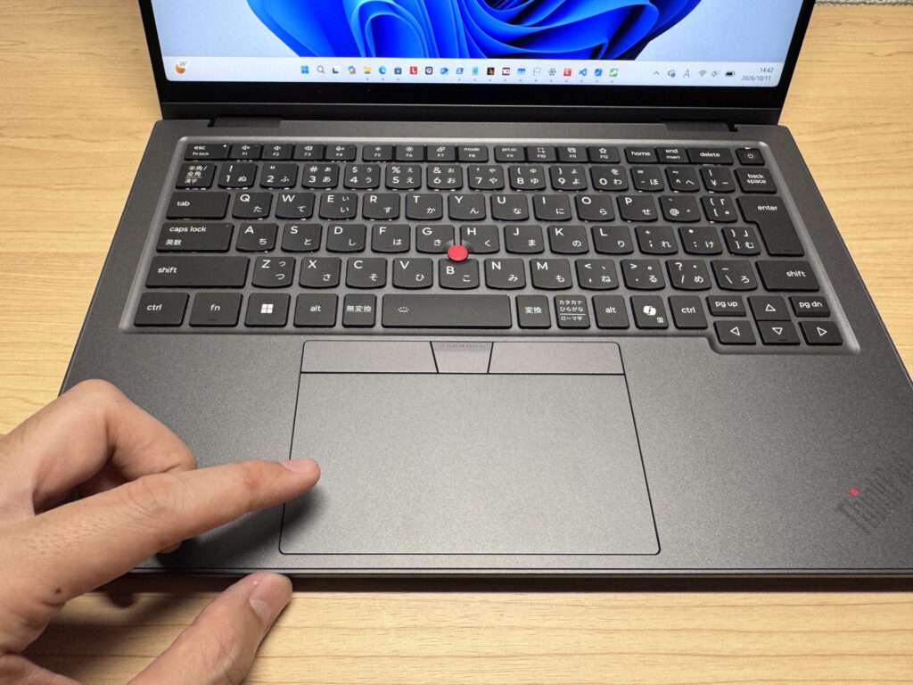 Using the touchpad